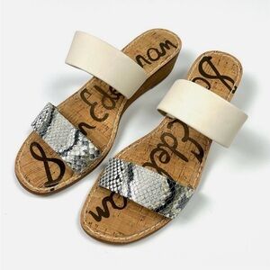 Sam Edelman – Shellie Snake-Embossed Sandle